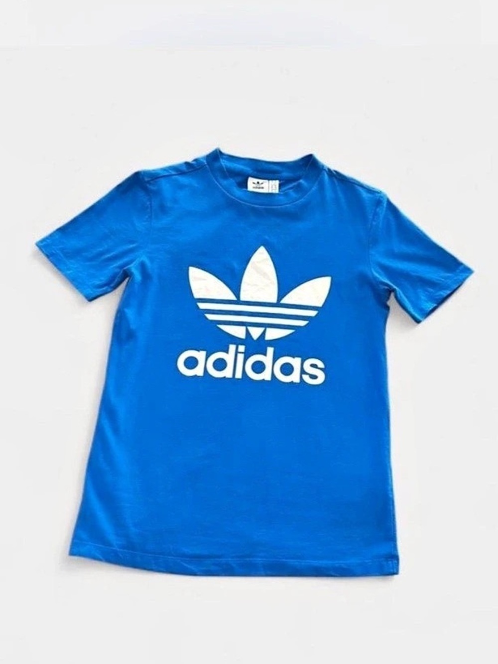 Adidas Originals Women’s Trefoil Tee Bluebird Blue XS